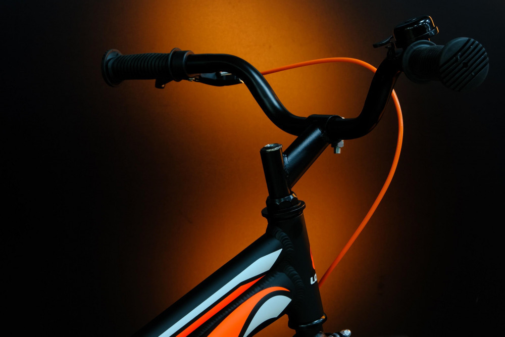 Lorak Junior 20 Boy Матовый Чёрный/Оранжевый