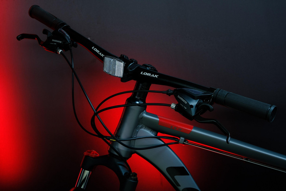 Lorak LX3 Матовый Серый/Красный рама 21 (на рост 183-190)